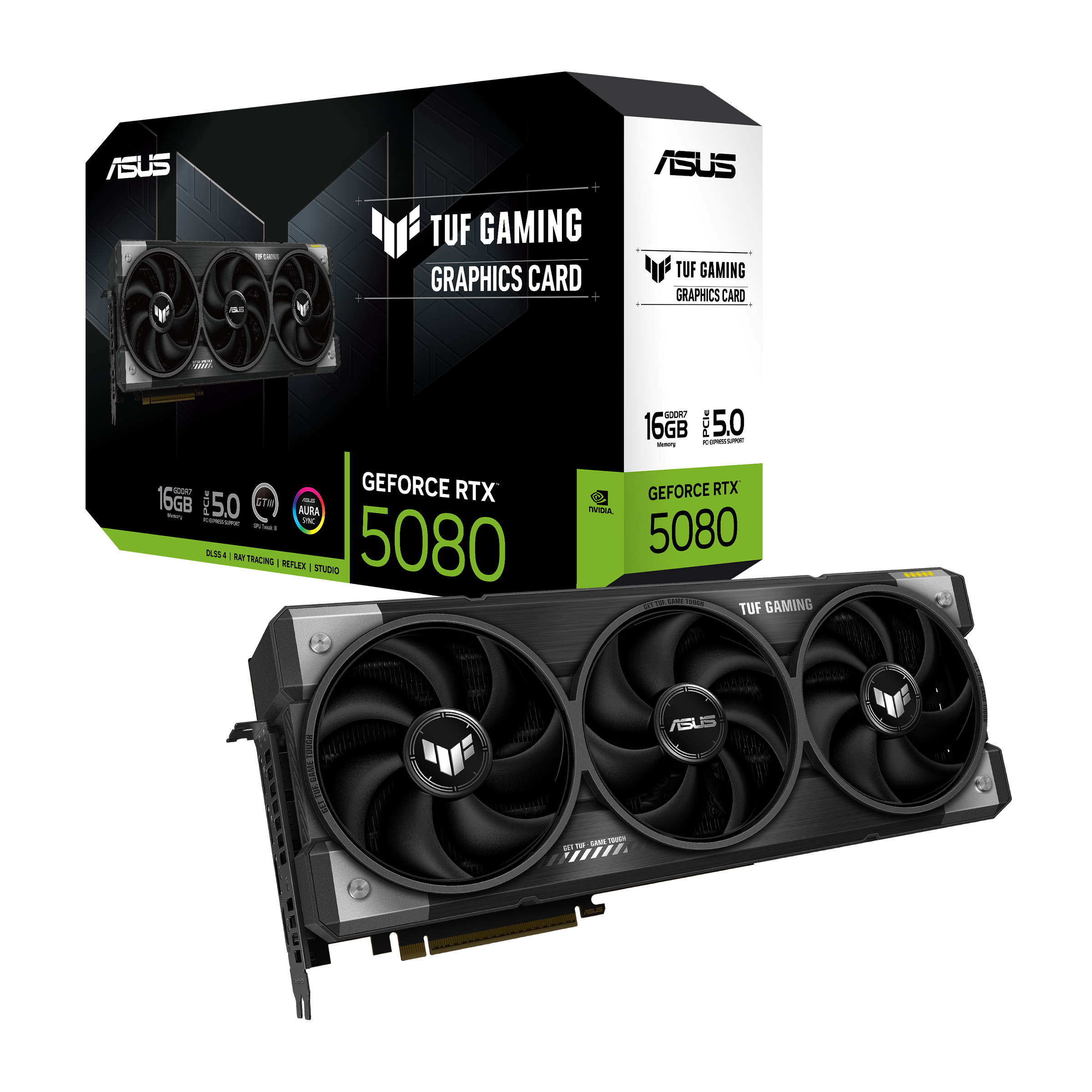 ASUS TUF Gaming GeForce RTX 5080 16 GB GDDR7 Grey
