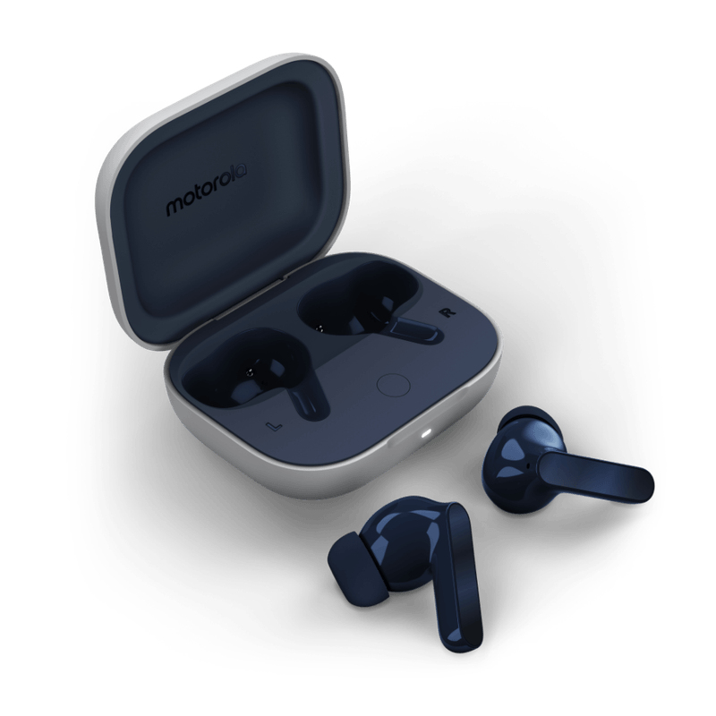Motorola Moto Buds Bluetooth In-Ear Kopfhörer ANC Starlight Blue