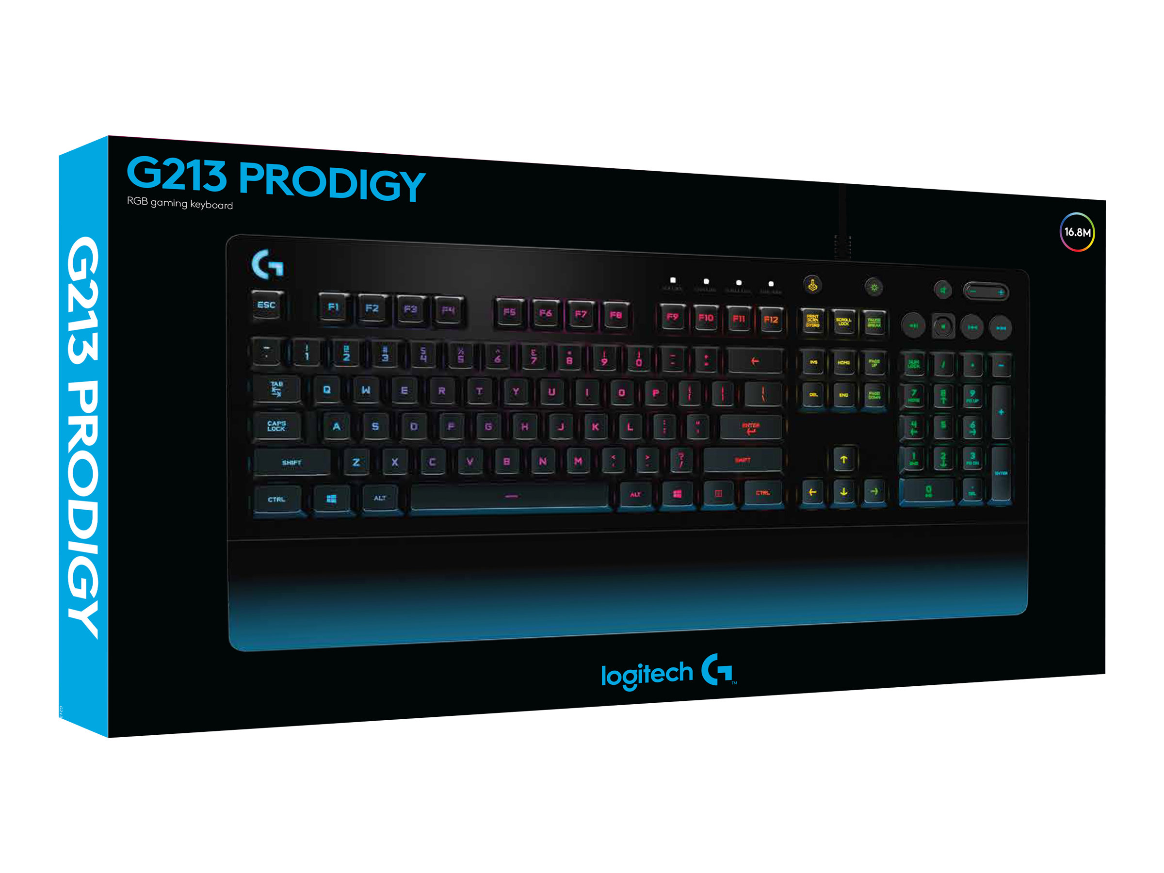 Logitech Prodigy G213 RGB Gaming Tastatur QWERTZ Schwarz