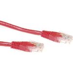 ACT CAT6A UTP 3m 3m Cat6a U/UTP (UTP) Rot Netzwerkkabel (IB3703)