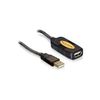 Delock Kabel USB 2.0 Verlängerung, aktiv 10 m (82446)