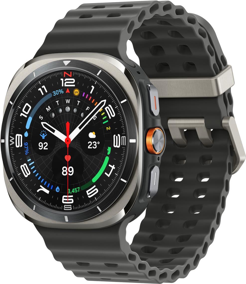 Samsung Galaxy Watch Ultra 3,81 cm (1.5) AMOLED 47 mm Digital 480 x 480 Pixel Touchscreen 4G Silber WLAN GPS (SM-L705FZTAXEF)