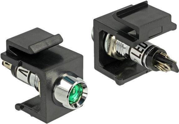DeLOCK Keystone LED green 6 V Modulare Eingabe 86456