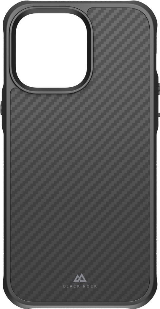 Black Rock Cover Robust Carbon für Apple iPhone 14 Pro Max, Schwarz (00215196)