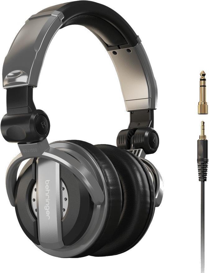 Behringer BDJ 1000 - DJ-Kopfhörer mit 57 mm Treibern, die für einen breiten Frequenzgang sorgen (27000770)