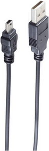 shiverpeaks 14-16025 USB Kabel 1 m USB 2.0 USB A USB B Schwarz (14-16025)