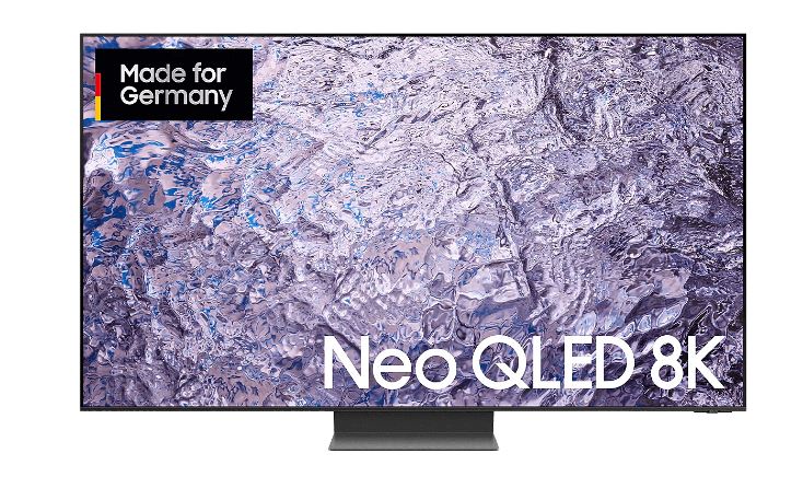 Samsung GQ75QN800CTXZG QLED-TV 189 cm 190,50cm (75")  - 8K, CI+, DVB-C, DVB-S2, DVB-T2 HD, QLED, Smart TV, WLAN Titan-Schwarz, Carbon, Silber [Energieklasse G] (GQ75QN800CTXZG)