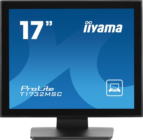 iiyama ProLite Computerbildschirm 43,2 cm (17") 1280 x 1024 Pixel LED Touchscreen Tisch Schwarz (T1732MSC-B1S)