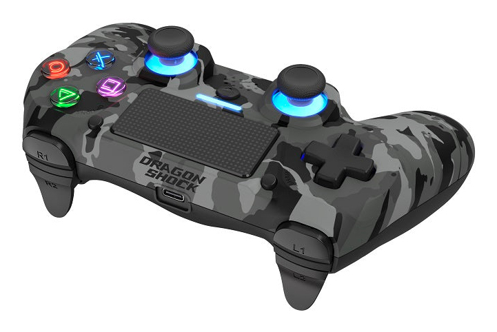 DragonShock Mizar+ Wireless Gamepad grau Camo Bluetooth
