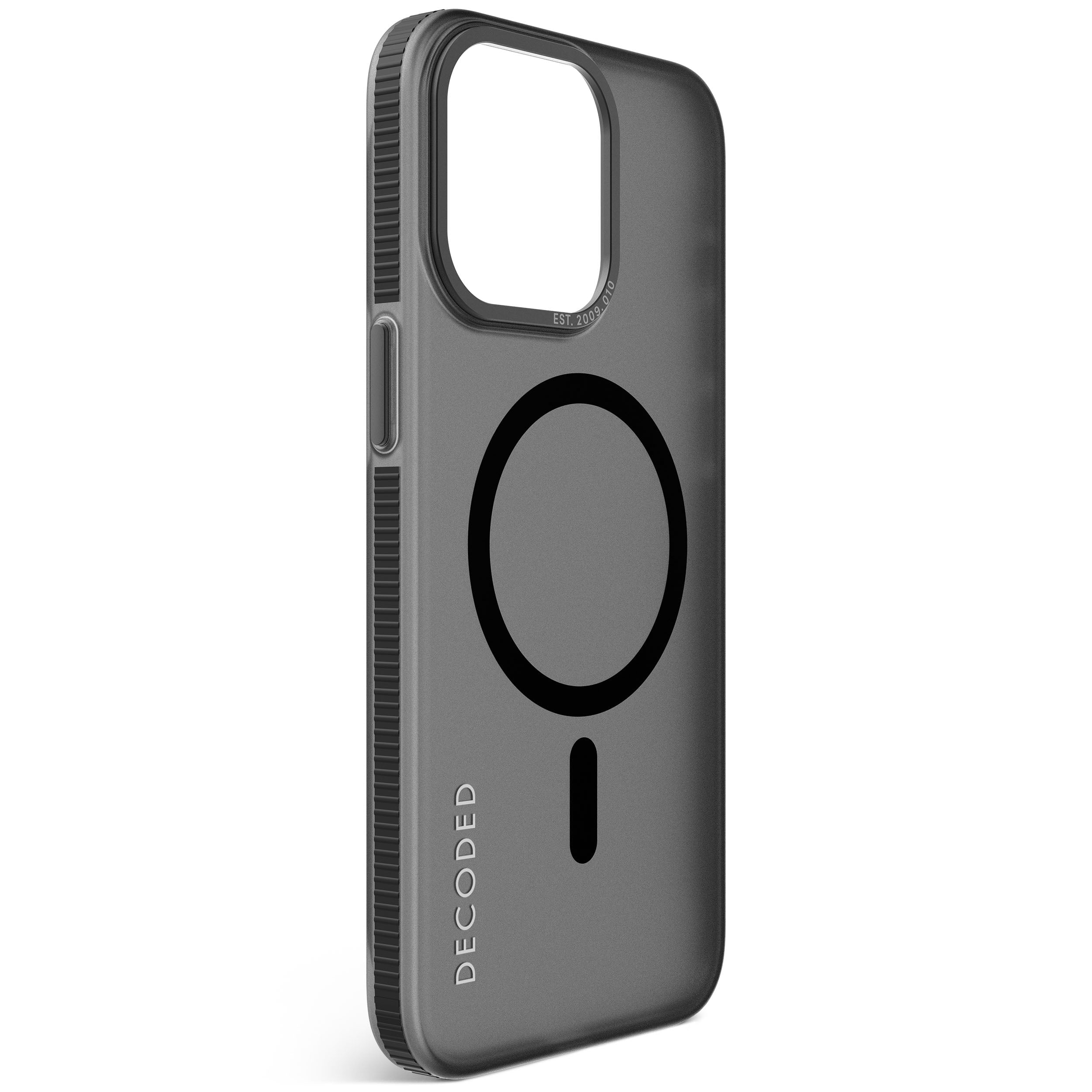 Decoded Schutzhülle für iPhone 15 Pro Max 6,7" Schwarz, Transparent