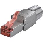 Goobay CAT 6 feldkonfektionierbarer RJ45-Stecker STP geschirmt - für 5.0-8.5 mm (65940)