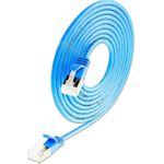 SLIM KAT6A 10 Gigabit Lightpatchkabel rund, U/FTP, Ø 3,8mm, blau KAT6A LIGHT geschirmt (PKW-LIGHT-STP-K6A 0.15 BL)