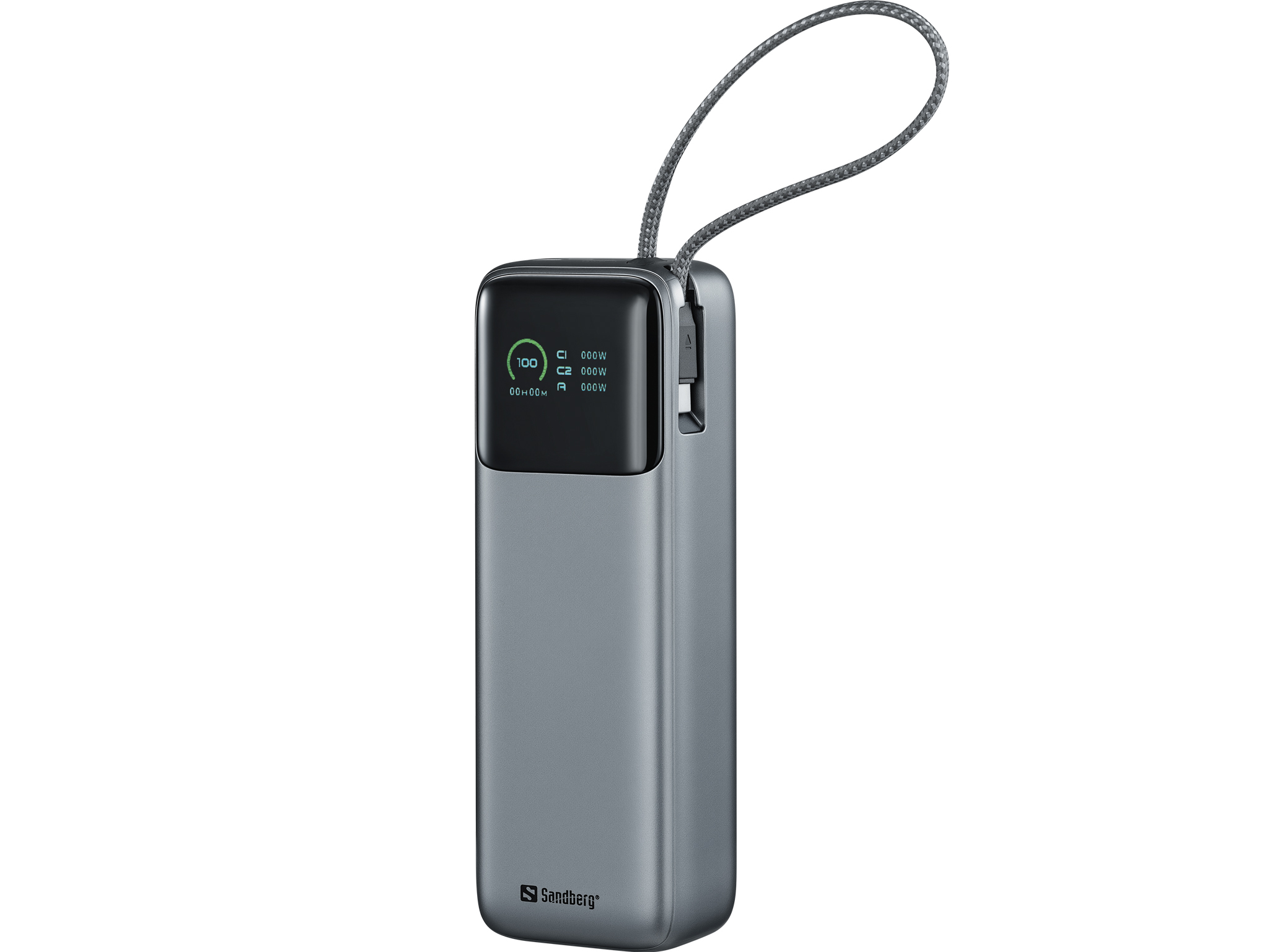 Sandberg All-in-1 20000 mAh 130 W Powerbank Schwarz