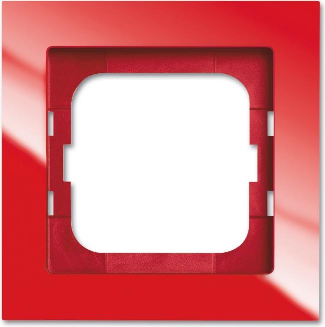 Busch-Jaeger 1754-0-4340. Produktfarbe: Rot, Markenkompatibilität: Busch-Jaeger. Breite: 91 mm, Höhe: 91 mm, Dicke: 1,1 cm (2CKA001754A4340)