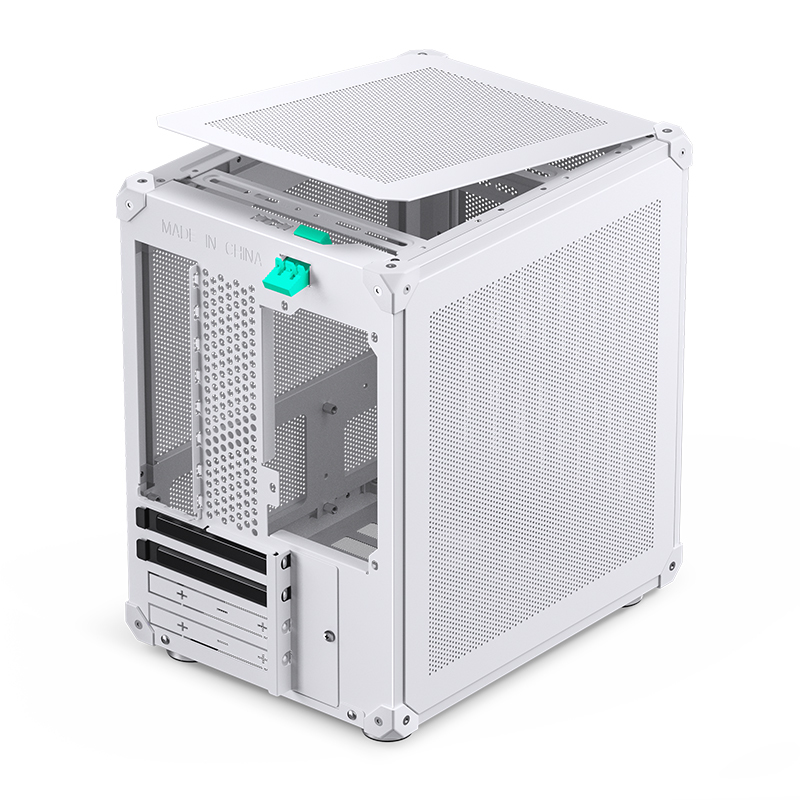 Jonsbo C6 Micro-ATX Systemgehäuse Mini Tower Weiß