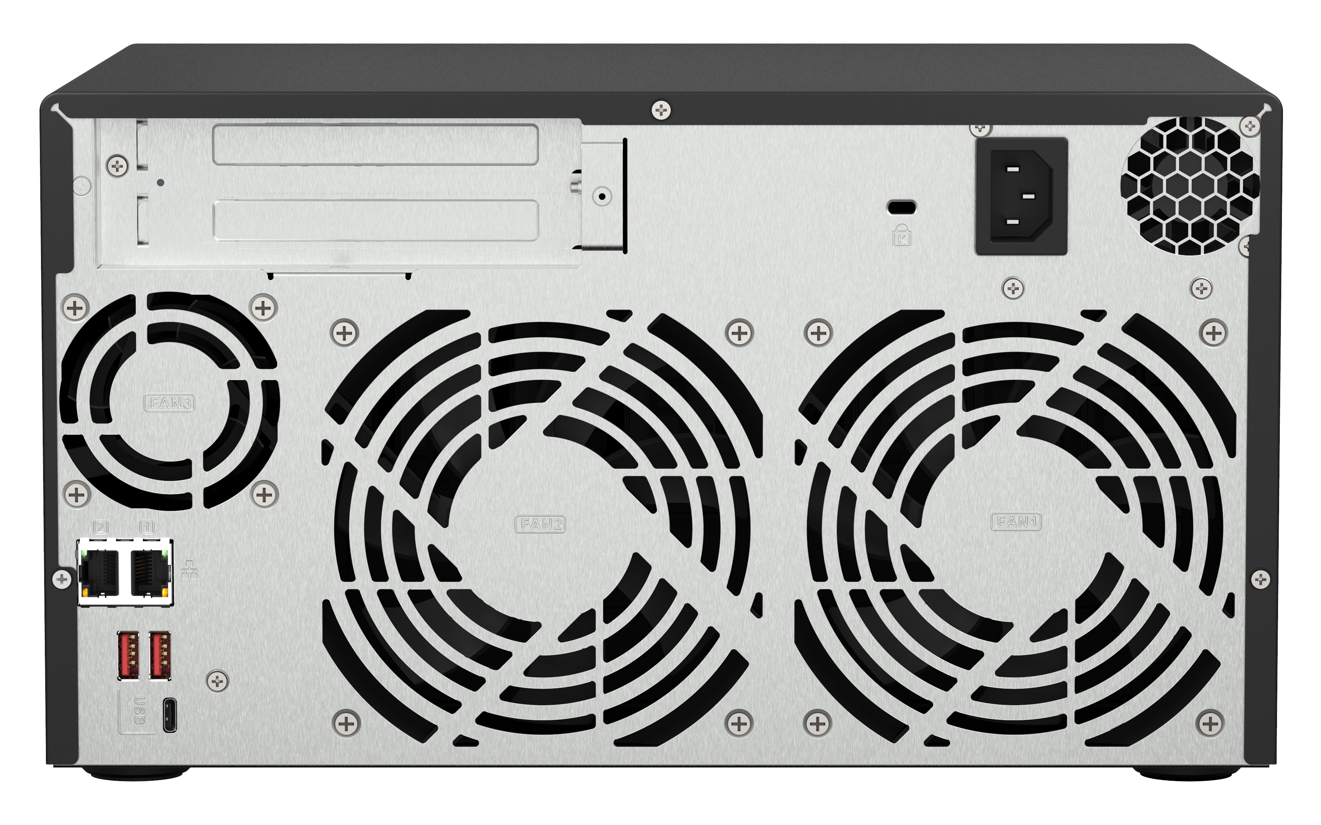 QNAP TS-873A NAS-Server 8 GB RAM 8 Schächte mit QSW-1105-5T Switch Schwarz