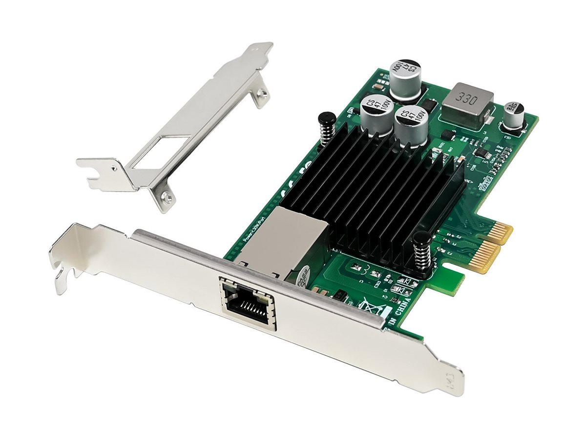 InLine Gigabit Netzwerkkarte PCIe 2.1 x1 1x RJ45 PoE+