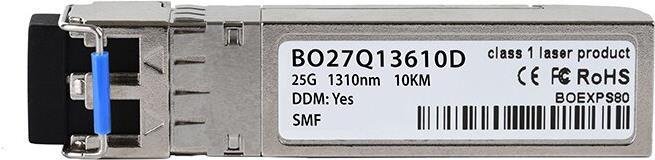 Kompatibler Packetlight SFP28-25G-LR-PC BlueOptics SFP28 Transceiver, LC-Duplex, 25GBASE-LR, Singlemode Fiber, 1310nm, 10KM, DDM, 0°C/+70°C (SFP28-25G-LR-PC-BO)