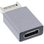 InLine USB 3.2 Adapter intern USB-E Frontpanel Stecker zu USB-C Buchse (33446P)