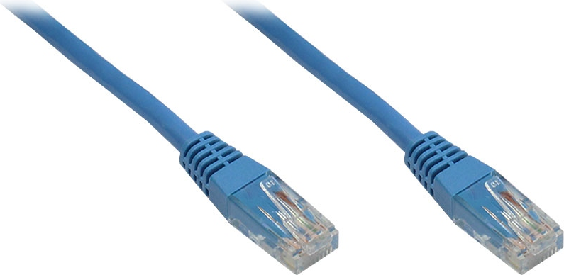 Patchkabel, Cat. 6, U/UTP, blau, 1m, Good Connections® (806U-010B)