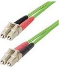 Image of 10m (30ft) LC to LC (UPC) OM5 Multimode Fiber Optic Cable 50/125µm Duplex LOMMF Zipcord VCSEL 40G/100G Bend Insensitive Low Insertion Loss LSZH Fiber Patch Cord - patch cable - 10 m - green