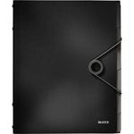 Leitz Solid Ordnungsmappe, 6 Fächer, Schwarz (4569-10-95)