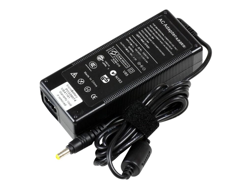CoreParts MBA1161 Netzteil 72 W 16 V Schwarz