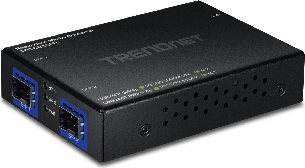 TRENDnet TO Dual SFP FIBER (TFC-G21SFP)