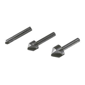 Wolfcraft 2504000 Kegelsenker-Set 3teilig 6 mm, 12 mm, 16 mm Werkzeugstahl Zylinderschaft 1 Set