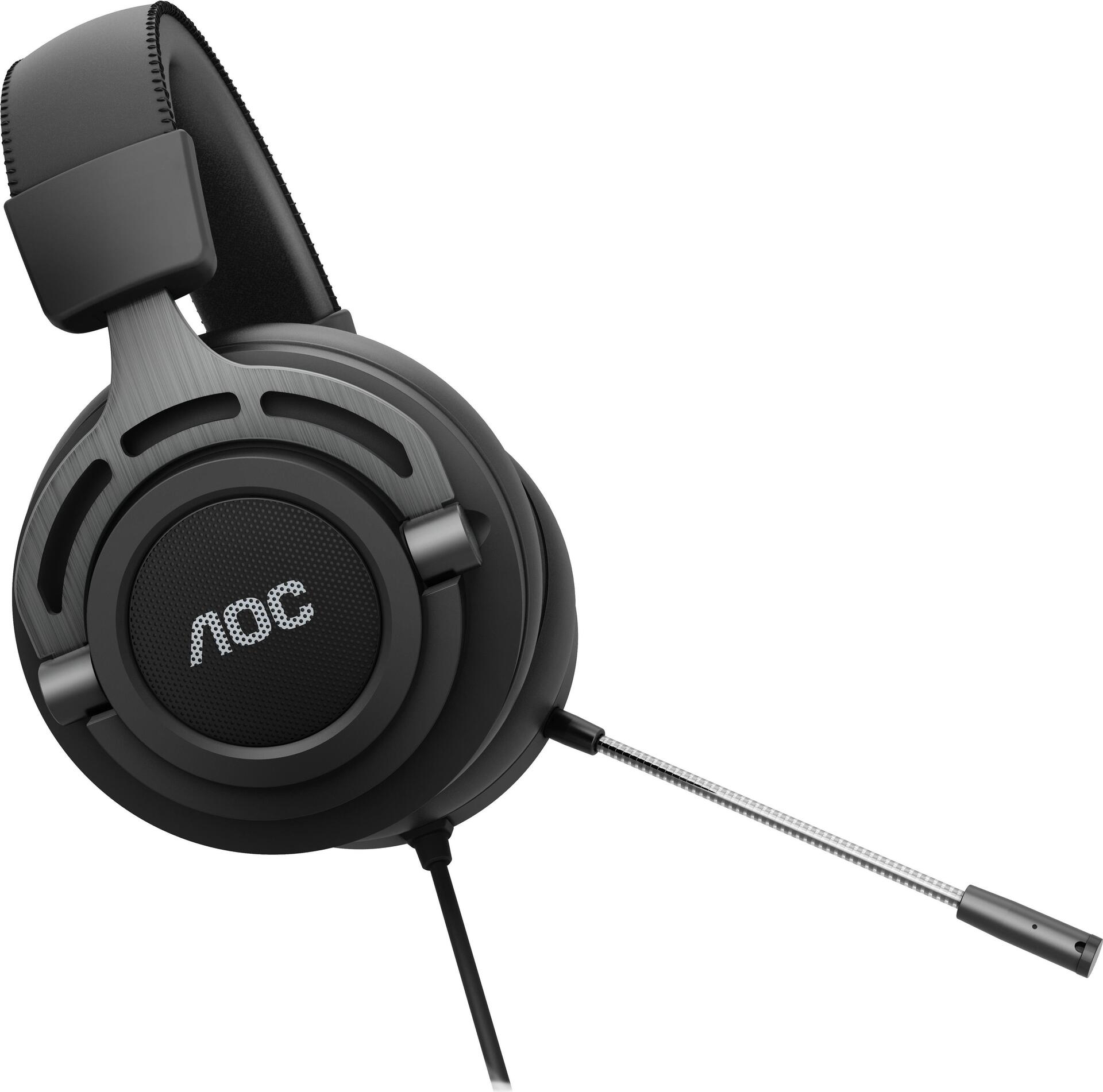 AOC GH200 Kopfhörer & Headset Kopfband 3,5-mm-Anschluss Schwarz (GH200)