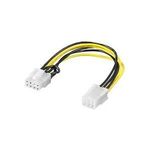 Wentronic Goobay Internes PC-Stromkabel - PCI Express 6-pin Buchse > PCI Express 8-pin Buchse (93635)