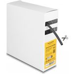 Delock Schrumpfschlauch Box, mit Innenkleber, Schrumpfungsrate 4:1, 5 m x 4 mm schwarz (19965)