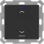 MDT BE-TAL55T106.A1 KNX Taster Light 55 1f RGBW Temperatursensor sw matt Jalous. 1 (BE-TAL55T106.A1)