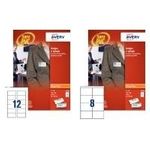 AVERY Namensschild mit Wellennadel, 75 x 40 mm transparent, aus PVC-freiem Material, Befestigung mit - 1 Stück (4821.FR)