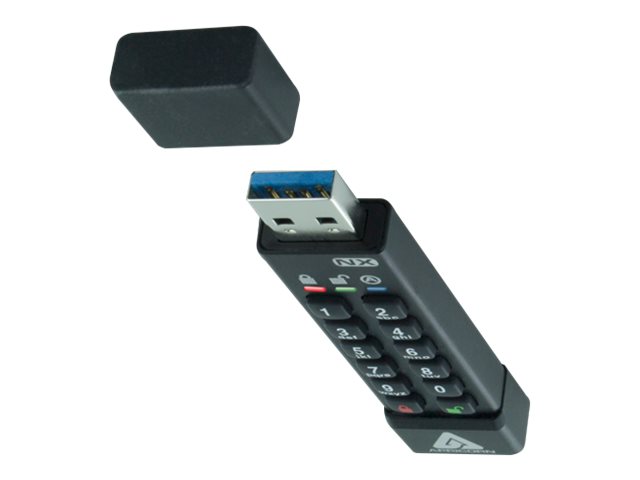 Apricorn Aegis Secure Key 3NX 8 GB USB-Flash-Laufwerk Schwarz
