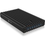 M.2 NVMe CloneStation & DockingStation, USB 3.2 Gen 2 Type-C®/A, Aluminium, schwarz (IB-2817MCL-C31)