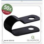 Quadrios 22CA153 Befestigungsschelle schraubbar 22CA153 Bündel-Ø-Bereich 5.3 mm (max) Schwarz 1 Set (22CA153)