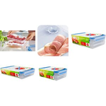 emsa Aufschnittbox CLIP & CLOSE, 1,65 Liter, transparent Füßchen im Boden (509040)