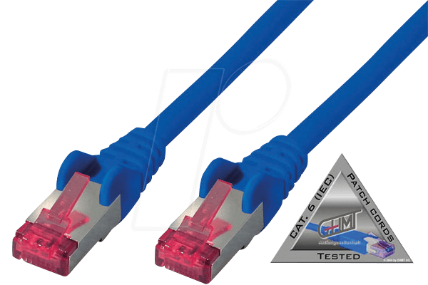 shiverpeaks BS75711-A1.5B Netzwerkkabel Blau 1,5 m Cat6a S/FTP (S-STP) (BS75711-A1.5B)