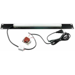 INTELLINET LED Light Panel for 19 Cabinets, Horizontal 19 Rackmount, 1U, 11 W, 1.8 m (6 ft.) Power Cord (715850)