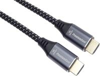 PREMIUMCORD Kabel HDMI 2.1 High Speed + Ethernet-Kabel 8K@60Hz, vergoldete Anschlüsse, 0,5 m (kphdm21s05)