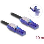 Delock RJ45 Netzwerkkabel Cat.6 UTP mit 180° winkelbaren Steckern schwarz 10 (80931)