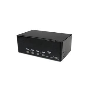 StarTech.com 4 Port Dreifach Monitor DVI USB KVM Switch mit Audio und USB2.0 Hub (SV431TDVIUA)