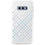 Samsung Pattern Cover EF-XG970 für Galaxy S10e, Weiß&Gelb (EF-XG970CWEGWW)