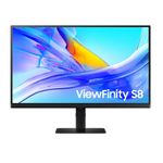 Samsung Electronics 27" / Monitor ViewFinity S80UH / VA / Flat / Black 3840x2160 / VA / 350cd/m2 / 5ms / 60Hz (LS32H804UAUXEN)