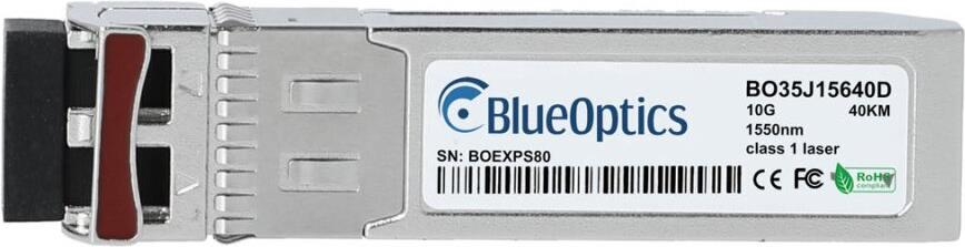 Kompatibler Garland Technology SFP+ER BlueOptics SFP+ Transceiver, LC-Duplex, 10GBASE-ER, Singlemode Fiber, 1550nm, 40KM, DDM, 0°C/+70°C (SFP+ER-BO)