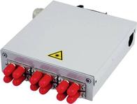 Telegärtner STX Tragschienen-Verteiler 6xST-Duplex, Metallhülse/Metallgehäuse, Multimode (H82050A0001)