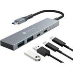 Techly Hub USB 4p. 2USB 3.2-2USB-C (IUSB32C-HUB4AC)