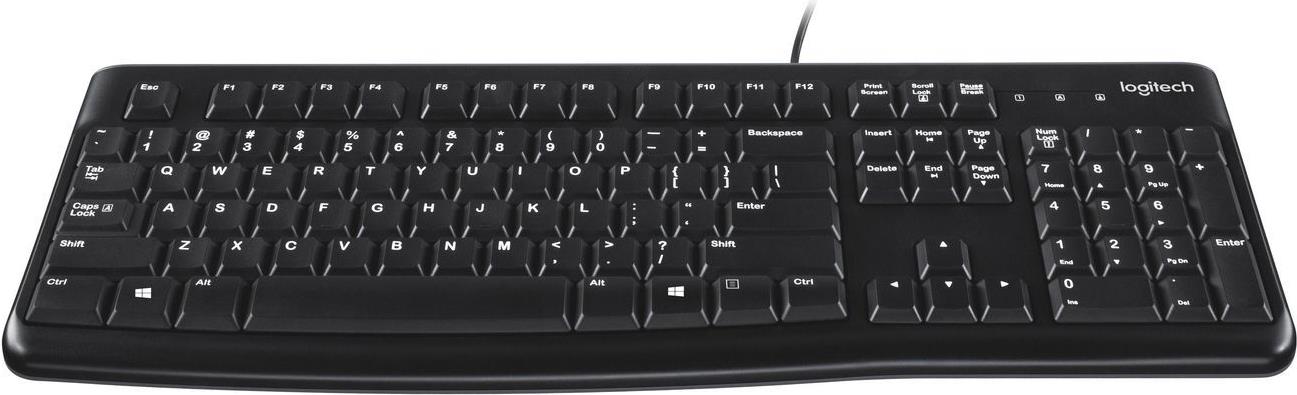 Logitech K120 for Business Tastatur USB US Layout Schwarz