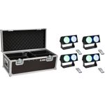 EUROLITE Set 4x LED CBB-2 COB RGB Leiste + Case (20000809)